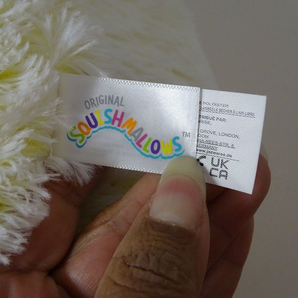 Squishmallows FuzzAMallow Aimee Yellow Chicken Stuffed Animal Plush 14 In Easter - Picture 4 of 6